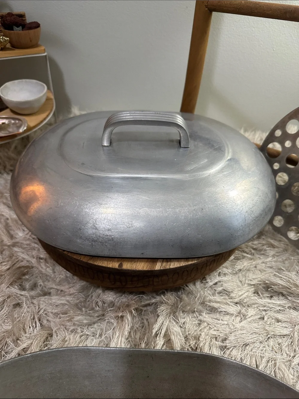 Vintage Wagner Ware Sidney O Magnalite 4265-M Roaster Dutch W/Lid & Insert 8qt